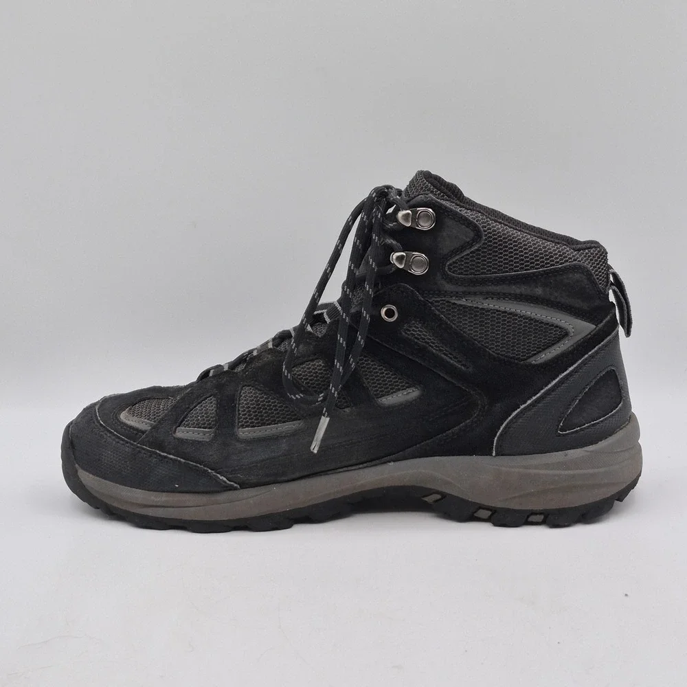Denali Hiking Boots Mens‎ Size 9.5 Black Leather Mesh Trail Outdoor A17U159F-7